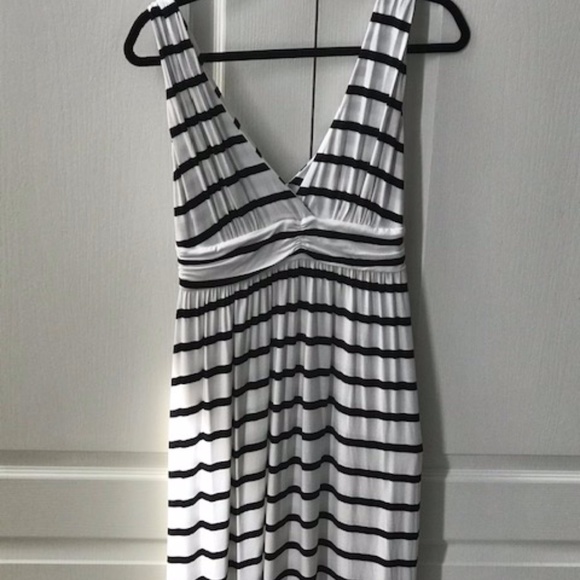 Scoop NYC M Jersey Striped Maxi Dress - Picture 2 of 4